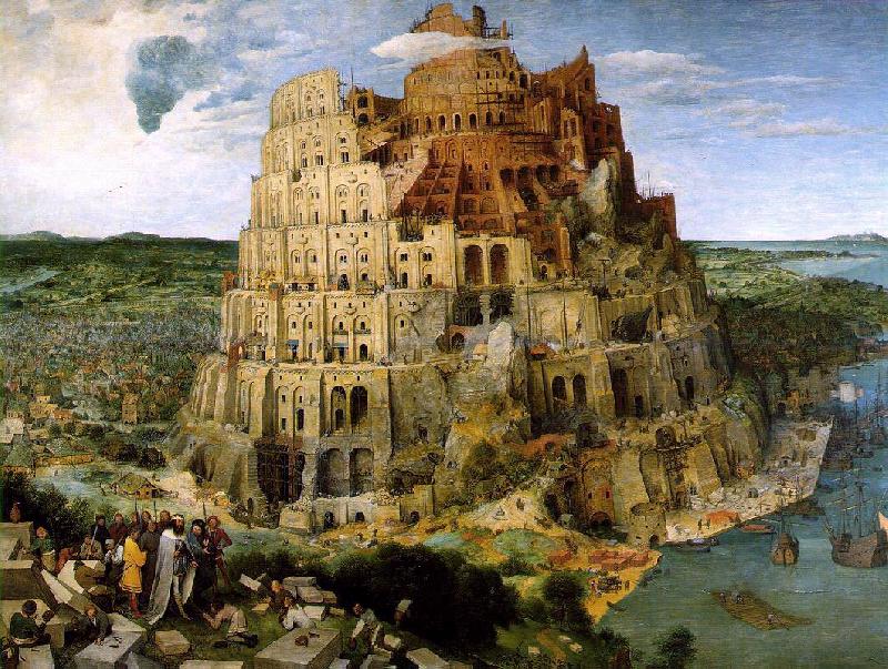 BRUEGEL, Pieter the Elder The Tower of Babel f